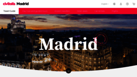 What Introducingmadrid.com website looked like in 2020 (3 years ago)