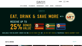 What Ismaya.com website looked like in 2020 (3 years ago)