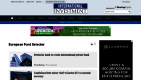 What Investmenteurope.net website looked like in 2020 (3 years ago)