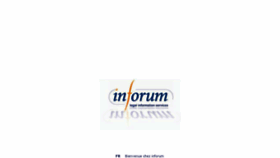 What Inforum.be website looked like in 2020 (4 years ago)