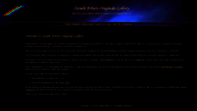 What Israeli-artists.com website looked like in 2020 (3 years ago)
