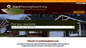 What Iowahousingsearch.org website looked like in 2020 (3 years ago)