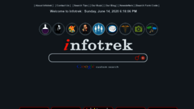 What Infotrek.info website looked like in 2020 (3 years ago)