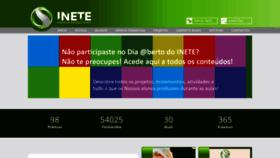 What Inete.pt website looked like in 2020 (3 years ago)