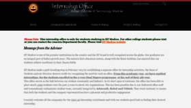 What Internship.iitm.ac.in website looked like in 2020 (3 years ago)