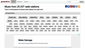 What Internet-radio.com website looked like in 2020 (3 years ago)