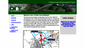 What I93bowconcord.com website looked like in 2020 (3 years ago)