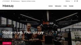 What Inbeauty.cz website looked like in 2020 (5 years ago)