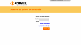 What Ipagare.com.br website looked like in 2020 (3 years ago)