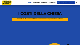 What Icostidellachiesa.it website looked like in 2020 (3 years ago)