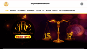 What Indywoodbillionairesclub.com website looked like in 2020 (3 years ago)