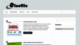 What Izofile.com website looked like in 2020 (3 years ago)