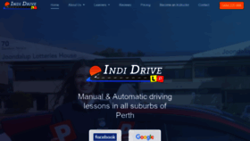 What Indidrive.com.au website looked like in 2020 (3 years ago)