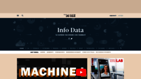 What Infodata.ilsole24ore.com website looked like in 2020 (3 years ago)