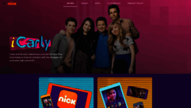 What Icarly.co.uk website looked like in 2020 (3 years ago)