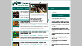 What Idharvest.my.id website looked like in 2020 (3 years ago)