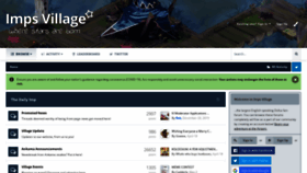 What Impsvillage.com website looked like in 2020 (4 years ago)