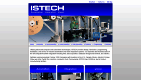 What Istech-inc.com website looked like in 2020 (3 years ago)