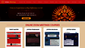 What Indianastrology.com website looked like in 2020 (3 years ago)