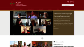What Icuf.ie website looked like in 2020 (3 years ago)