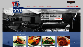 What Icicleseafoods.com website looked like in 2020 (3 years ago)