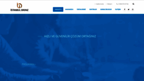What Istanbulbronz.com website looked like in 2020 (3 years ago)
