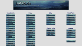 What Isafold.de website looked like in 2020 (3 years ago)