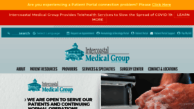 What Intercoastalmedical.com website looked like in 2020 (3 years ago)