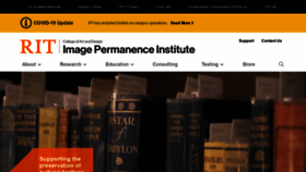 What Imagepermanenceinstitute.org website looked like in 2020 (3 years ago)