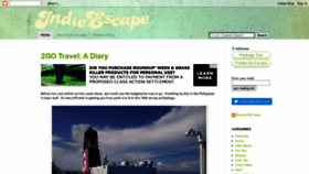 What Indieescape.com website looked like in 2020 (3 years ago)