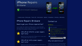 What Iphonerepairsbrisbane.com.au website looked like in 2020 (3 years ago)