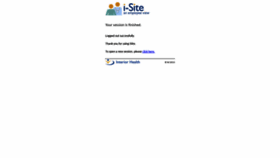 What Isite.interiorhealth.ca website looked like in 2020 (3 years ago)