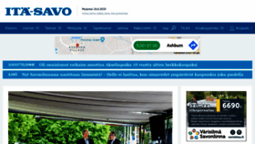 What Ita-savo.fi website looked like in 2020 (3 years ago)