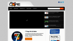 What Infocore.co.za website looked like in 2020 (3 years ago)
