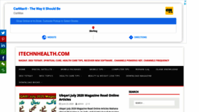 What Itechnhealth.com website looked like in 2020 (3 years ago)