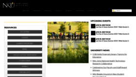 What Inside.nku.edu website looked like in 2020 (3 years ago)