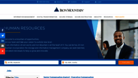 What Ironmountain-humanresources.jobs website looked like in 2020 (3 years ago)