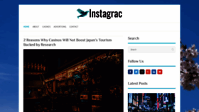 What Instagrac.com website looked like in 2020 (3 years ago)