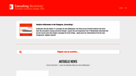 What It-beratung-bestenliste.de website looked like in 2020 (3 years ago)