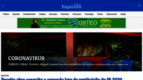What Itapecurunoticias.com website looked like in 2020 (3 years ago)