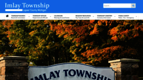 What Imlaytownship.org website looked like in 2020 (3 years ago)