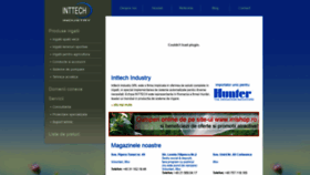 What Inttech.ro website looked like in 2020 (3 years ago)