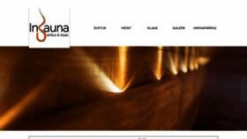 What Insauna.ee website looked like in 2020 (3 years ago)