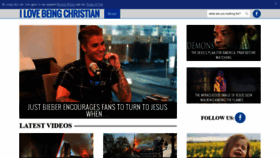 What Ilovebeingchristian.com website looked like in 2020 (3 years ago)