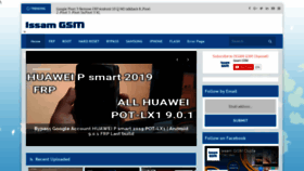 What Issamgsm.com website looked like in 2020 (3 years ago)