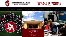 What Inspirationacademy.com website looked like in 2020 (3 years ago)