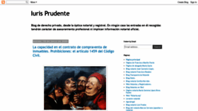 What Iurisprudente.com website looked like in 2020 (3 years ago)
