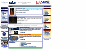 What Infoacero.cl website looked like in 2020 (3 years ago)
