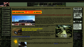 What Indianaarmysurplus.com website looked like in 2020 (3 years ago)