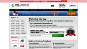 What Itbraindumps.com website looked like in 2020 (3 years ago)